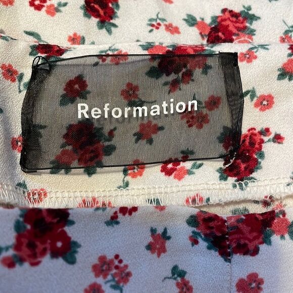 Reformation Two Piece Skirt Set Floral 6 - Picture 7 of 10